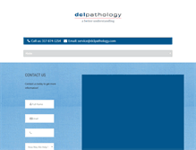 Tablet Screenshot of dclpathology.com